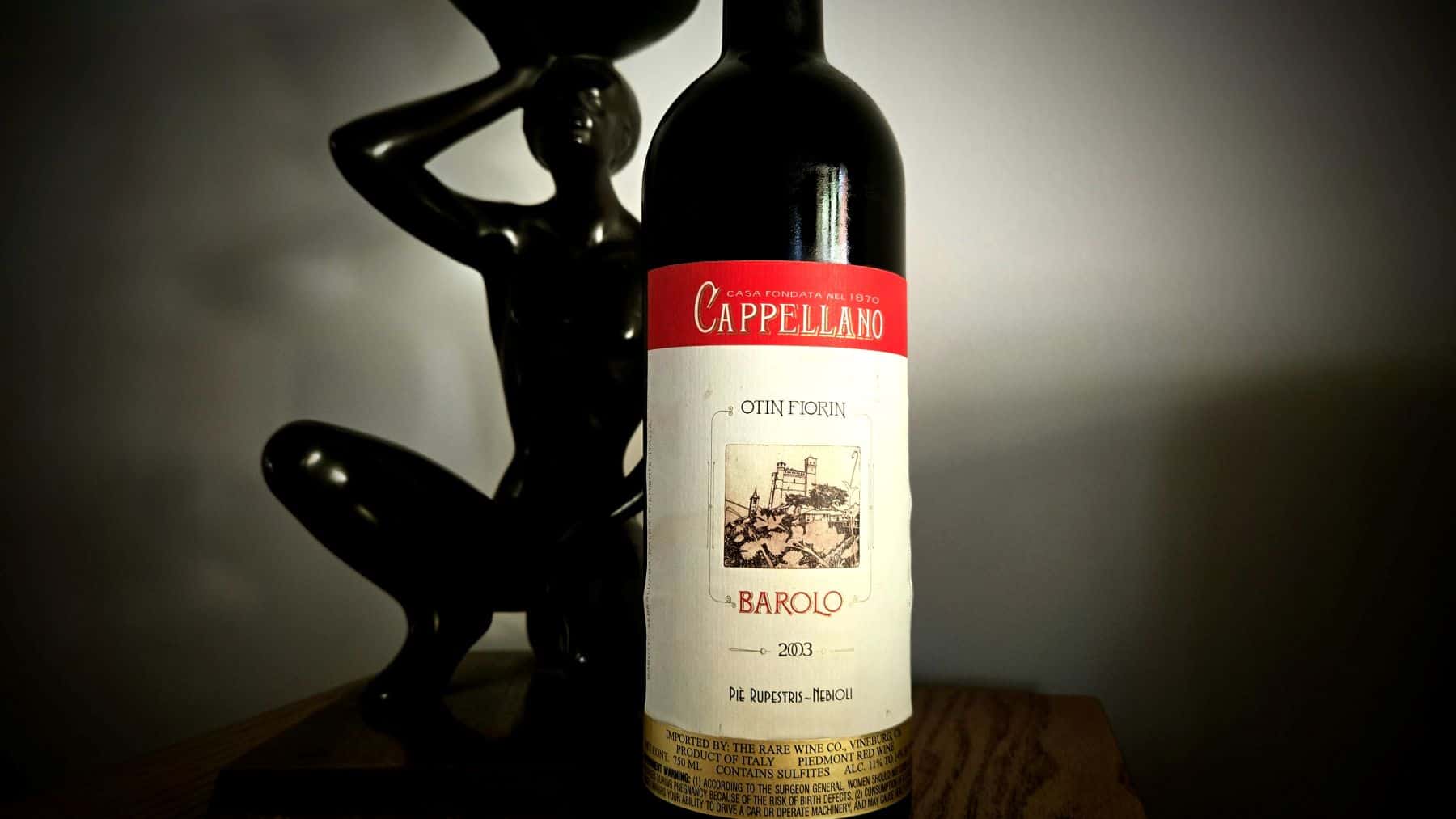 Barolo Otin Fiorin Piè Rupestris 2003, Cappellano - Wine Fun
