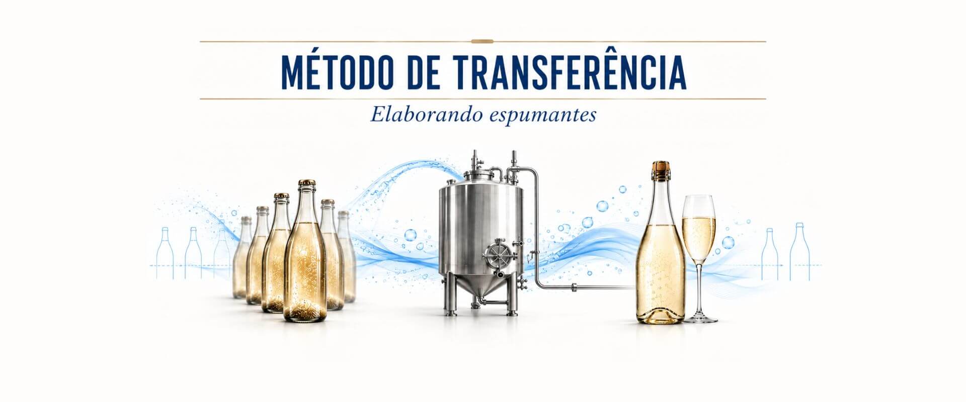 Método de transferência: espumantes entre tradicional e Charmat